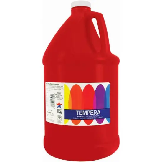 Pro Art&reg; Tempera Liquid Paint, 1gal. Red {1}