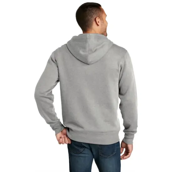 District&reg; Perfect Weight&reg; Fleece Full-Zip Hoodie Heathered Steel {6}
