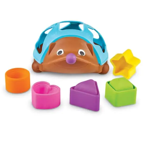 Learning Resources Spike the Fine Motor Hedgehog Poppin' Shapes Sorter {3}