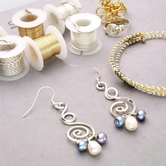 The Beadsmith&reg; Wire Elements&trade; 21 Gauge Tarnish Resistant Medium Temper Assorted Shapes Wire, 6ct {6}