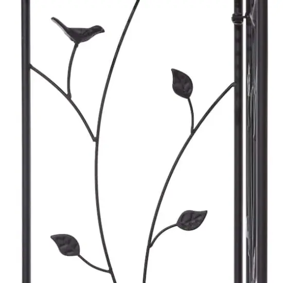 Glitzhome&reg; 3-Tier Black Metal Corner Plant Stand {7}