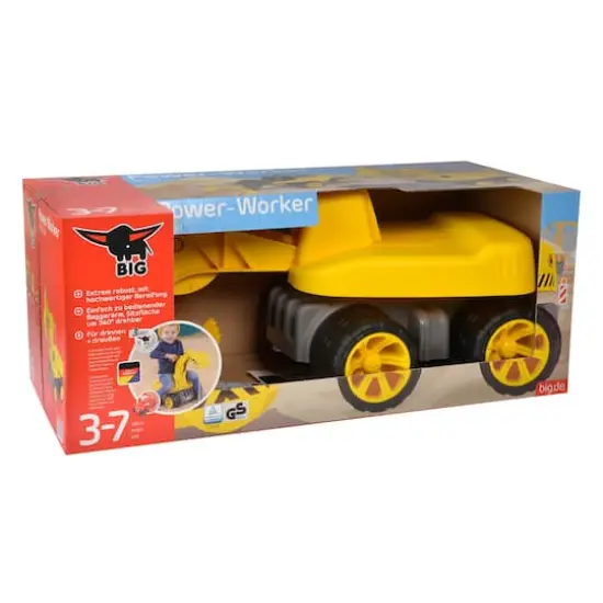 Aquaplay BIG Power Worker Maxi Digger Ride On {10}