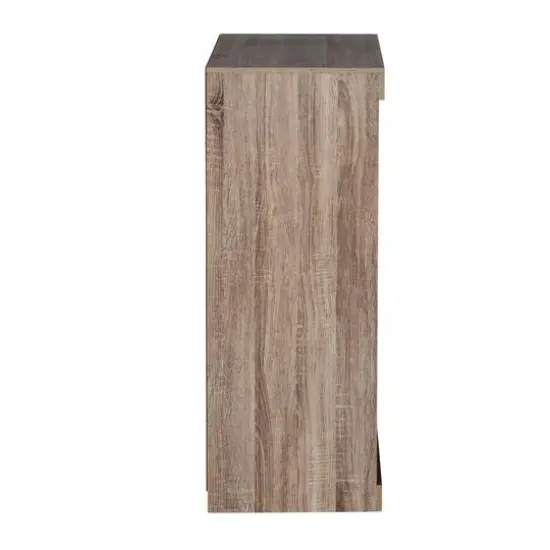 Honey Can Do Brown Freestanding Stackable Shelf Unit with 2 Shelves & Wood Finish {11}