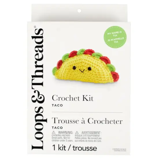 Intermediate Taco Amigurumi Crochet Kit by Loops & Threads&reg; {4}