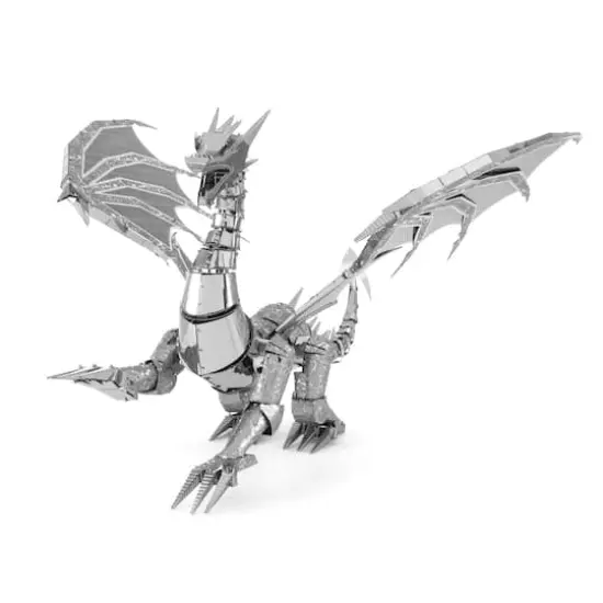 Metal Earth&reg; Silver Dragon Steel Model Kit {3}