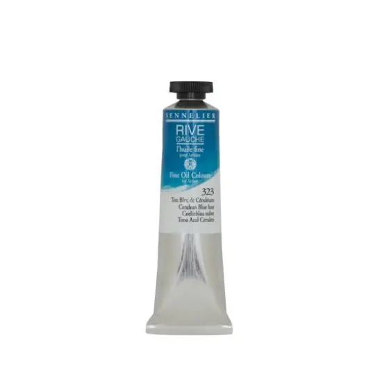 Sennelier Rive Gauche Oil Paint, 40mL 323 Cerulean Blue Hue {1}