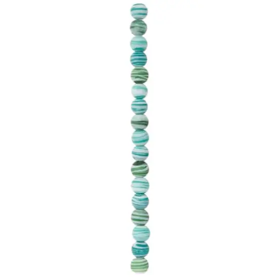 Aqua Mix Round Glass Beads, 12mm by Bead Landing&trade; {4}