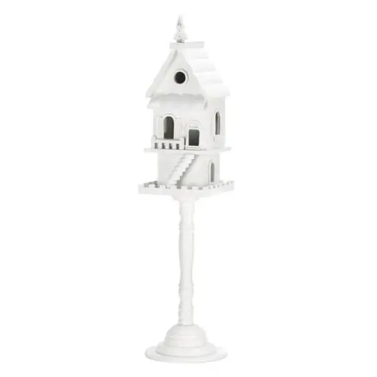 27'' Two Story Pedestal Birdhouse {1}