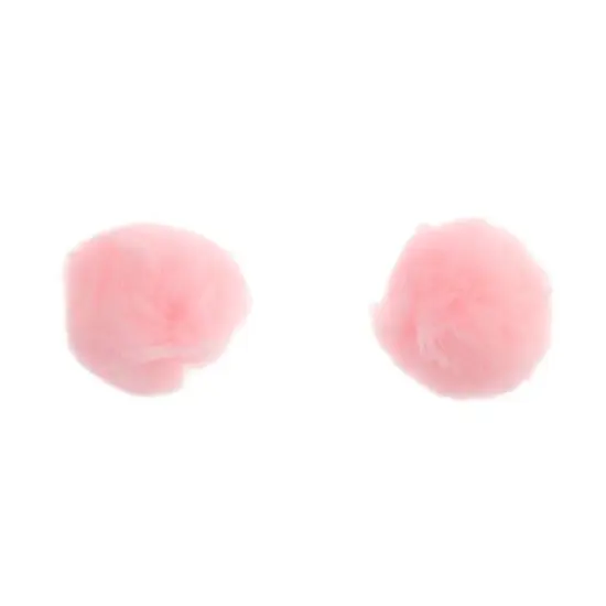 John Bead 2" Pom Poms, 50ct. Pink {4}