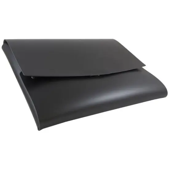 JAM Paper Italian Leather Snap Closure Portfolio Black {5}