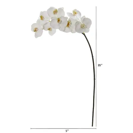35" Phalaenopsis Orchid Artificial Flower (Set of 6) {3}