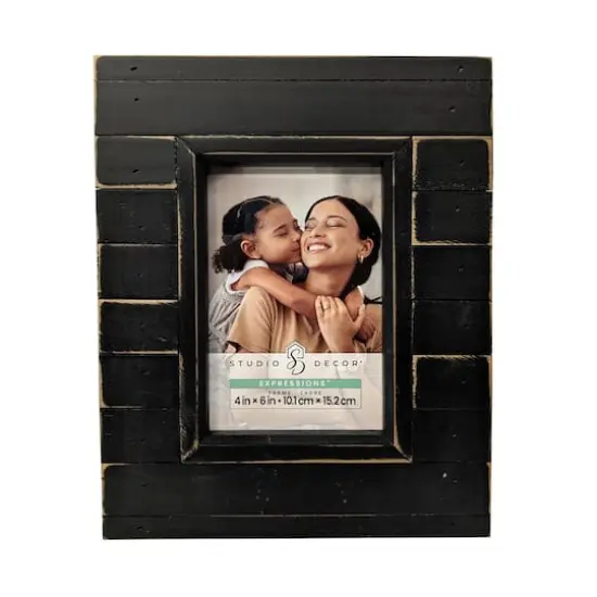 Expressions&trade; Salvage Chic Frame by Studio D&eacute;cor&reg; Black {1}