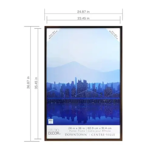 24" x 36" Bronze Poster Frame by Studio D&eacute;cor&reg; {6}