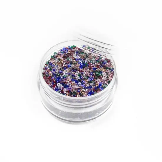 1.2mm Glass Micro Rhinestones by Bead Landing&trade;, 0.7oz. Rainbow {4}