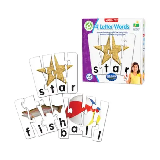 Match It! - 4 Letter Words {4}