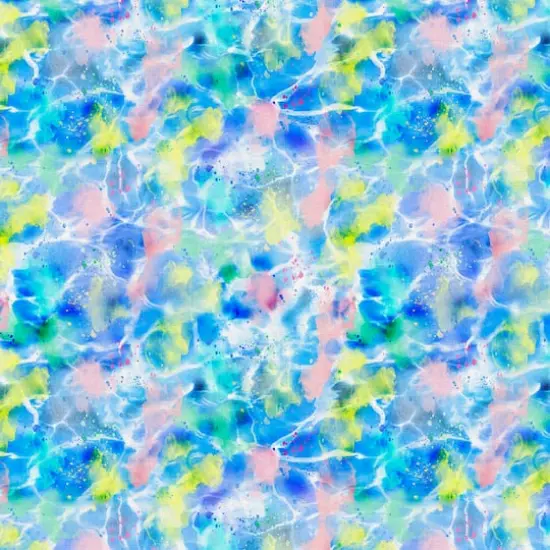 Fabric Editions Multicolor Deep Sea Cotton Fabric {1}