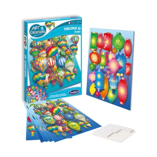 Art & Creations 3D Art - Hot-Air Balloons and Lanterns {1}