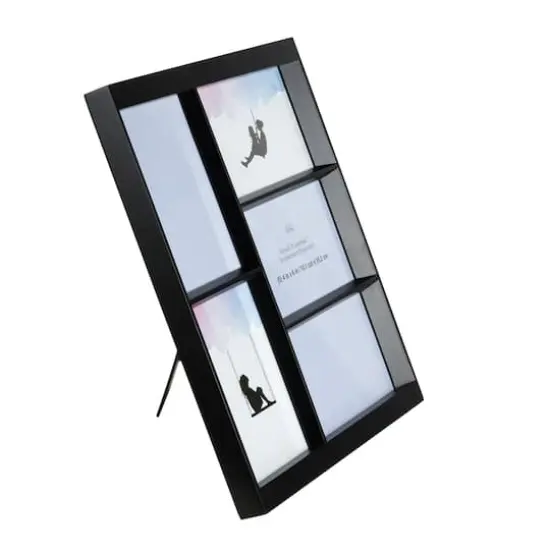Simply Essentials&trade; 5 Opening 4" x 6" Black Collage Frame by Studio D&eacute;cor&reg; {3}