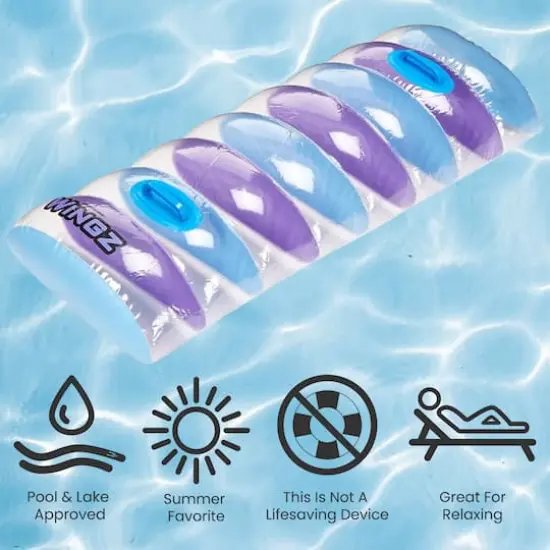 Swim Central 45" Clear & Blue Inflatable Pool Dive Board {4}