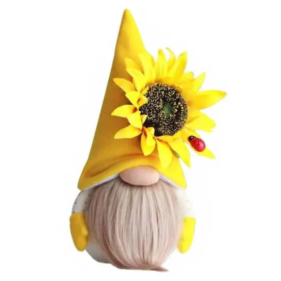 Santa's Workshop 8" Sunflower Gnome Decoration {1}