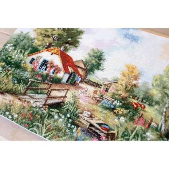 Luca-s Village Landscape Counted Cross Stitch Kit {7}