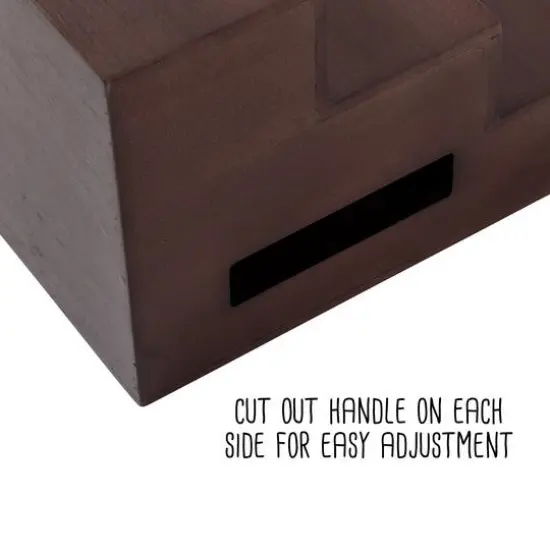 Walnut Expandable Bamboo Tiered Spice Rack {11}