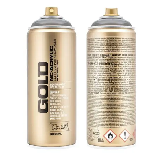 Montana&trade; Cans GOLD Transparent Spray Paint, 400mL T8310 Transparent Hazelnut {2}