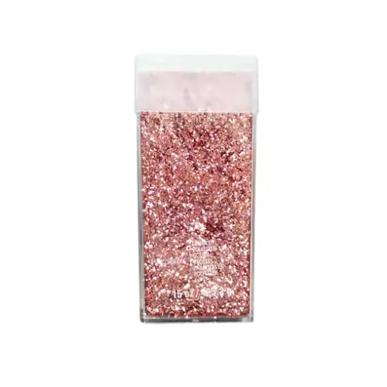 Chunky Polyester Glitter by Recollections™, 15oz. Rose Gold {1}