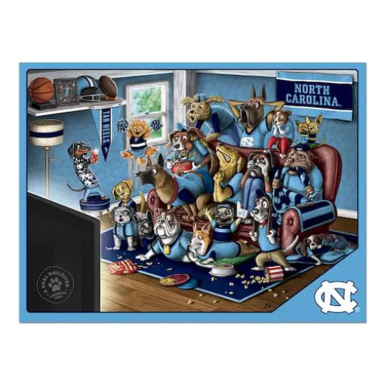 College Football Purebred Fans A Real Nailbiter 500 Piece Puzzle North Carolina Tar Heels {5}