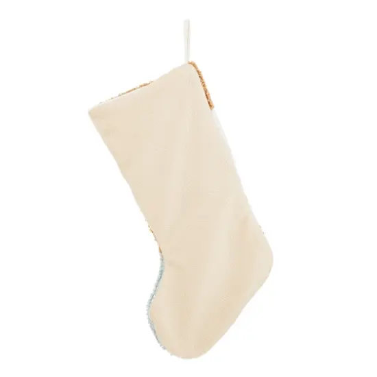 Glitzhome&reg; 20" Angel Hooked Stocking {7}