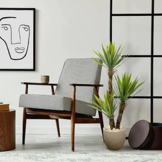 4.5ft. Yucca Tree in Sandstone Planter {4}