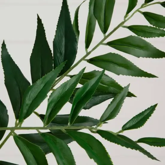 38" Green Palmate Fern Stems, 3ct. {6}