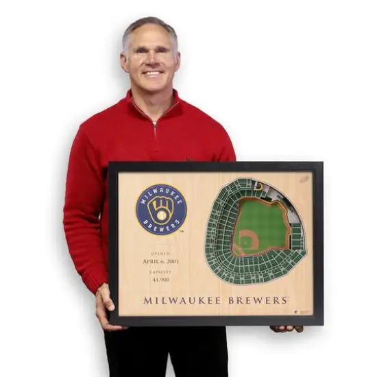 MLB 25-Layer StadiumView Wall Art Milwaukee Brewers {6}