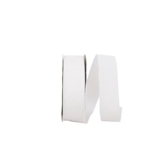 The Ribbon Roll 1.5" x 50yd. Soliterra Taffeta Solid Ribbon White {1}