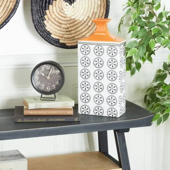 White Stoneware Transitional Vase, 17" x 9" x 7" {8}