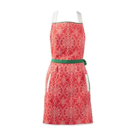 DII&reg; Joyful Snowflakes Jacquard Collection Apron {1}