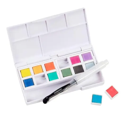 Derwent Pastel Shades Watercolor Paint Pan Set {6}