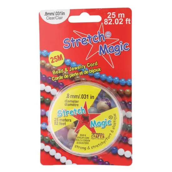 Stretch Magic&reg; 0.8mm Clear Bead & Jewelry Cord, 25m {3}