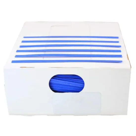 JAM Paper Home Décor Trimmings 4" Paper Twist Ties, 2,000ct. Blue {1}