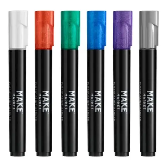Glitter Fabric Paint Marker Set by Make Market&reg; {1}