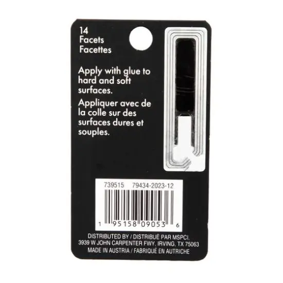 Round Flatback Austrian Crystals Mix by Bead Landing&trade;, 90ct. Jet Hematite {6}