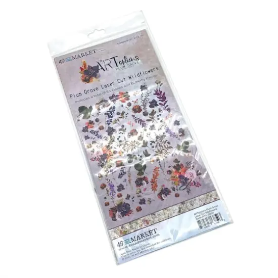 49 And Market ARToptions Plum Grove Laser Cut Wildflowers {1}
