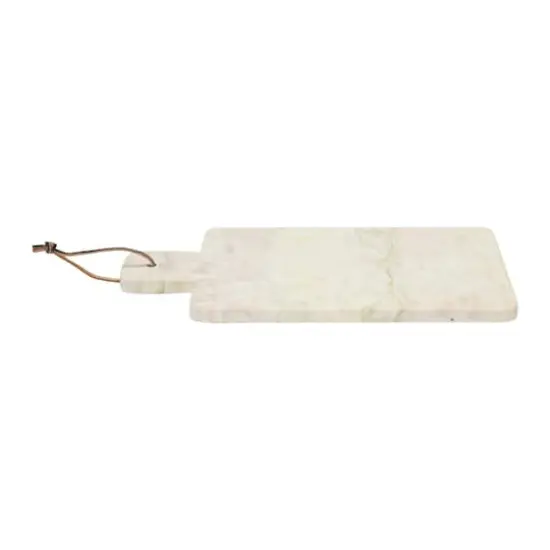 Hello Honey&reg; 16" Sage Color Marble Cutting Board/Tray with Leather Tie {7}