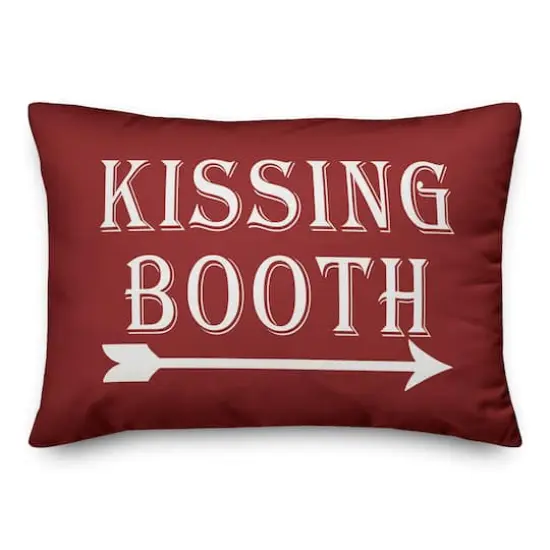 Kissing Booth Throw Pillow {1}