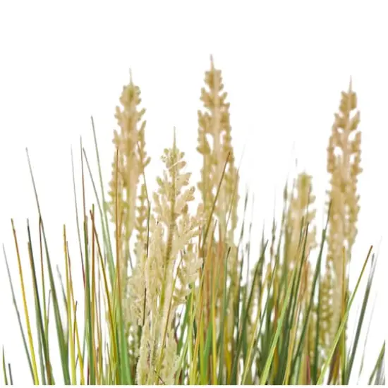 18" Green Foliage Artificial Plant with Black Pot {6}