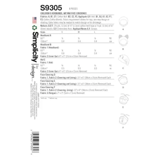 Simplicity&reg; Pattern S9305 {3}