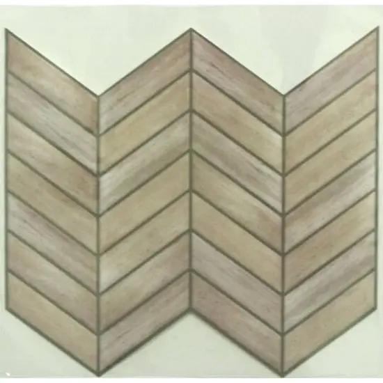 RoomMates Chevron Distressed Wood Backsplash StickTiles&reg; {1}