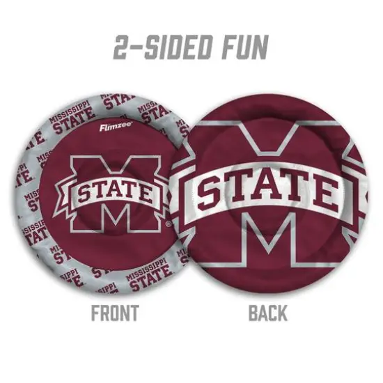NCAA Flimzee Bean-Bag Flying Disc Mississippi State Bulldogs {3}
