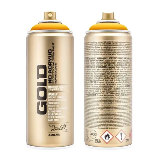 Montana&trade; Gold Acrylic Professional Spray Paint G1230 Yolk {1}