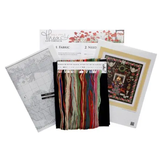 Thea Gouverneur Christmas Design Cross Stitch Kit {3}